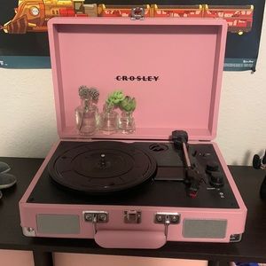 pink record player